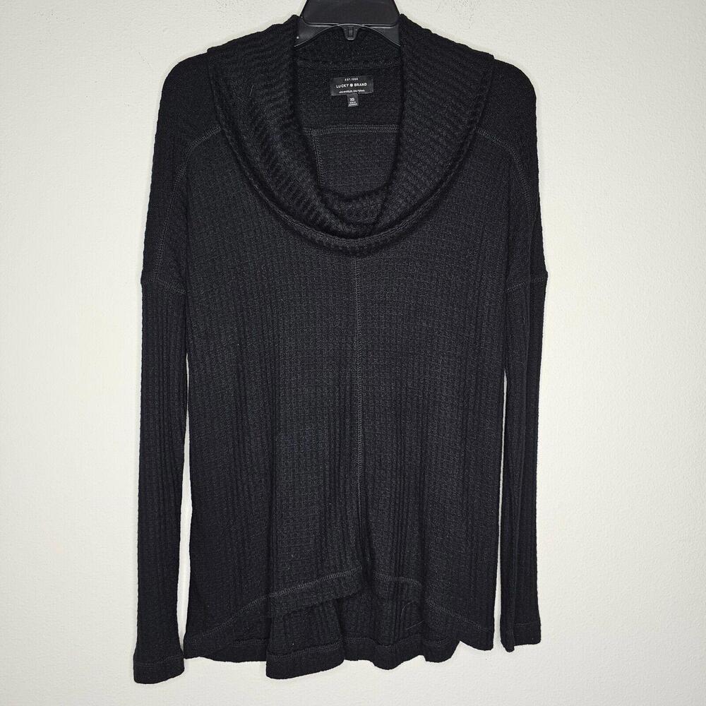 NWT Lucky Brand Women's Black Sweater Size X-Small
